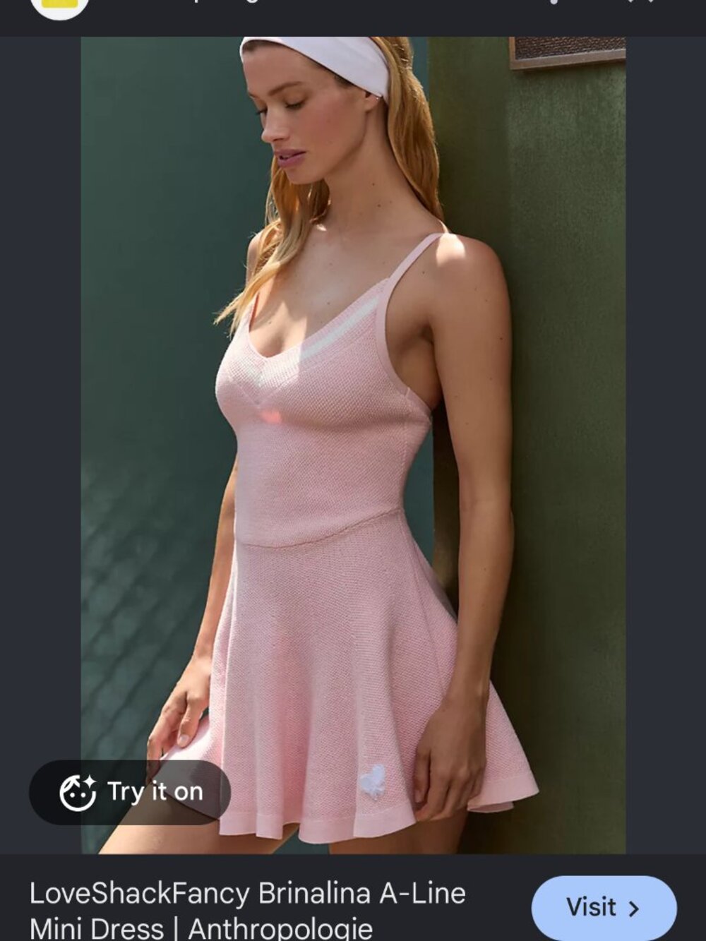 new ANTHROPOLOGIE LOVESHACKFANCY brinalina a line dress s